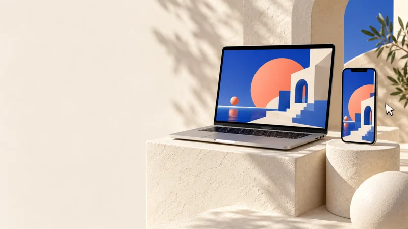 Web sitesi tasarımı için hazırlanan görsel